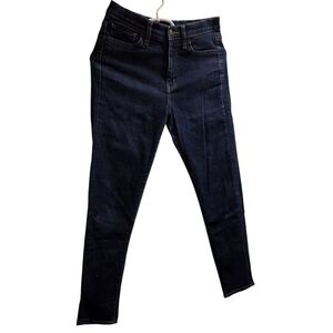 Women's Dark Blue Skinny High Rise Jeans
